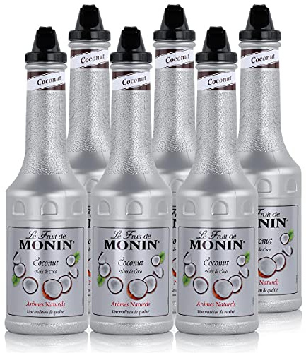Monin Fruchtpüree Mix Cocos, 1,0 L 6er Pack