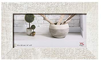 Walther design HO120V Home Holzrahmen, 10x20 cm, polarweiß