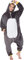 corimori 1852 Pablo der Pinguin Damen Herren Onesie Jumpsuit Anzug Einteiler Kostüm Verkleidung Gr. 170-180cm, Schwarz