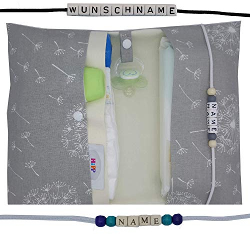 Große Windeltasche XXL mit Name Wickeltasche