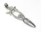Anhänger Silber, Kettenanhänger, Motiv  Mondgöttin , mit echtem Mondstein, aus Sterlingsilber gearbeitet, Schmuck Damen, Schutzsymbol