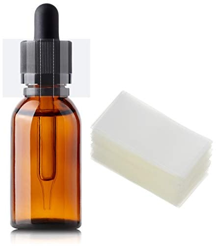 500 Pièces 45 x 23 mm Bandes Rétractables Perforées Transparentes Film d'Emballage Thermorétractable Bandes de Scellage Rétractable pour Bouteille d'Huile Diamètre de Bouchon de 3/4 à 1 Pouce