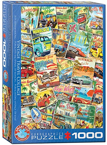 Eurographics 1000 Teile - Alte Reisewerbung