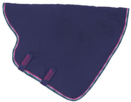 Horseware Rambo Optimo Stable Hood 200g - Navy/Burgundy