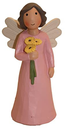 Gall&Zick Dekofigur Schutzengel (Engel mit Blume)