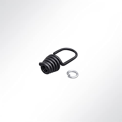 LYSEL® Spiralhaken beschichtet 8mm, (LxD) 72x8mm in Schwarz (1 Stück)