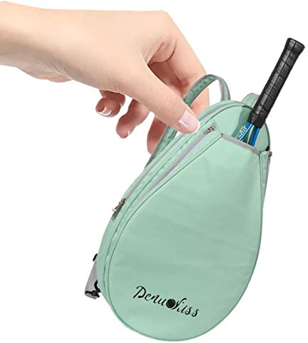 Tennis-Rucksack | Tennis-Rucksack – langlebige Tennistasche mit belüftetem Schuhfach für Tennisschläger für Damen und Herren, Schlägerhalter