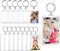 20 Pcs Personnalisable Porte-Clés Photo,Porte-Clé Acrylique Transparent,5.5 * 4cm、5 * 2cm Porte Clés Cadres Photo Transparents,Personnalisé Porte Clef,Pour Famille, Des Couples, Diy Souvenir