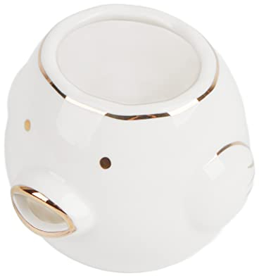 Egg Separators, Practical Household Kitchen Gadget Safety Egg Separator Vomiting Chicken Egg Yolk White Filter Ceramic Egg Separator Egg Extractor Divider (White)