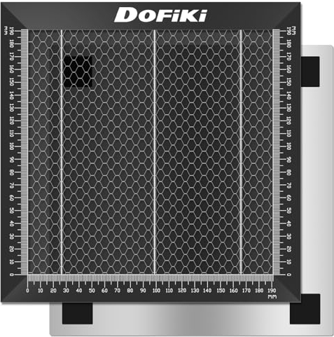 Dofiki Tavolo da lavoro laser a nido d'ape 235 mm x 235 mm per incisore laser serie Ender 3 V2 Ender 3 Pro, piano di lavoro laser a nido d'ape, tavolo in metallo a nido d'ape