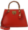 GUESS Stephi Bamboo Satchel Orange