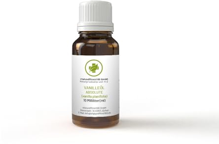 Vanilleöl Absolute - 10 ml vanilla planifolia - 100% naturreines ätherisches Öl