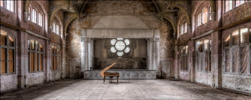 Pro-Art Glasbild Lost Working Hall II, 50x125 cm