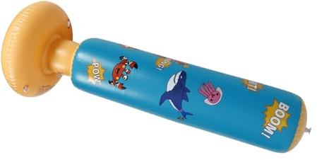 FOYTOKI Stand De Punching Bag Gonflable avec Cible Entraînement Tumbler pour Boxe Karaté Et Taekwondo à Domicile pour Adultes