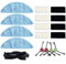 Paquete de 13 piezas de repuesto para robot aspirador Conga Eternal Pet Max X-Treme, 4 cepillos laterales + 4 filtros + 4 paños de fregona + 1 cepillo de rodillo