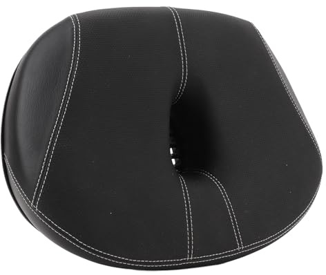 Noseless Breiter Fahrradsitz, Ersatz, Verdickter, Hohler, Stoßdämpfender Fahrradsattel für Männer und Frauen, Mountainbiken in der Stadt (BLACK)