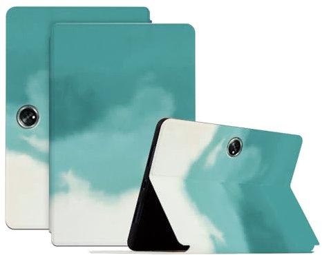 SLLMYYX Schutzhülle für Oppo Pad 2/OnePlus Pad 29,5 cm (11,6 Zoll), Version 2023, Premium-Leder, Folio, schlank, Standfunktion, mit automatischer Wake/Sleep-Funktion, Grün
