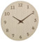 TFA Dostmann Analoge Wanduhr aus Holz, 60.3072.01, inkl 3D Ziffern und Zeiger, Uhr für Küche/Wohnzimmer/Büro, Dekoobjekt, batteriebetrieben, 30 cm Durchmesser, braun