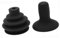 2PCS Universal Electric Wheelchair Joystick Controller Knob Rubber Gaiter, Black Silicone Sleeve Dustproof Cover for Le Bar Cart Powerchair Mobility Aid