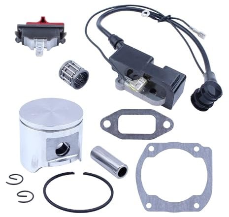 48mm Piston Kit Ignition Module Coil Needle Bearing Kit For Jonsered CS2165 2065 2165 Husqvarna 365 Chainsaw