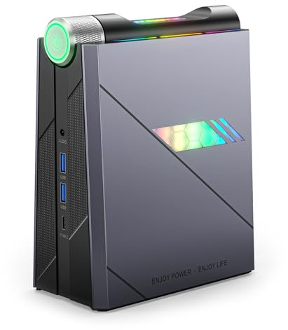 ACEMAGIC Matrix Mini AD08 Mini PC [réglage 3 Modes], I7-11700B (8C/16T, jusqu'à 4,8 GHz), 16 Go DDR4 512 Go NVME SSD Mini Ordinateur avec WiFi 6 | RGB DDR | 4K UHD | TDP 45 W | Win11H | Type-C