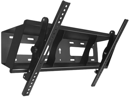 TV-Wandhalterung für die meisten 32-70 Zoll LED-LCD-Plasma-Flachbildfernseher mit gebogenem Bildschirm, neigbare TV-Wandhalterung mit max. 630 x 400 mm, ultradünne, robuste TV-Wand