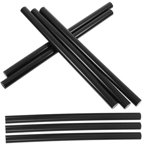 PERSELOSO 30 Pièces Bâtons de Colle Chaude Thermofusible Adhésif Fort pour Artisanat Réparations et Projets Diy Noir
