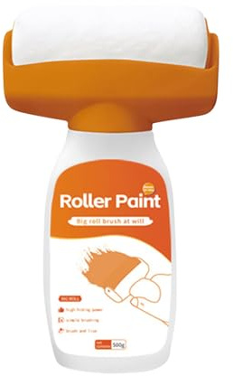 Rodillo Para Pintar Paredes - Rodillo 2 en 1 Para Pintura y Arañazos 500 g - Secado Rápido Para Cocina Baño Puertas Muebles Carpintería,Interior Exterior