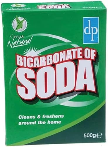 Case of 2 x GB Clean & Natural Bicarbonate of Soda (2 x 500g) cleaning sinks, countertops, ovens
