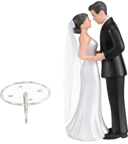Hochzeitskuchen Dekoration, Braut und Bräutigam Figuren, Tortenaufsatz, Tischdekoration, für Jubiläen, Verlobungsfeiern, Brautpartys, Hochzeit