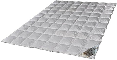 betten-traum-land Typ Eiderdaune Royal Classic Sommerdecke Wärmegrad 1 100% Daune canadischen neuen reinen Wildentendaunen Klasse1 (200x200)