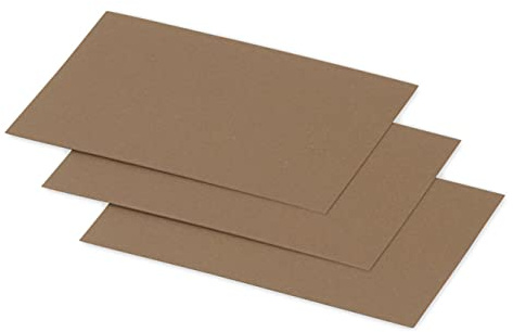 Clairefontaine 29010C - Packung mit 25 Karten Pollen, Miniformat 70x95mm, 210g, ideal für Korrespondenz und Einladungen, Kartonbraun, 1 Pack