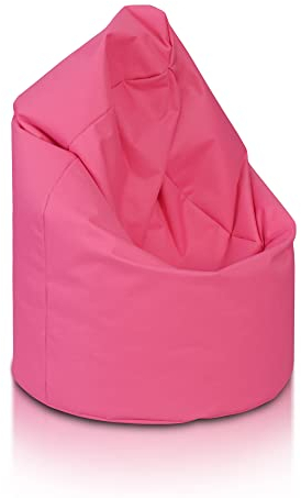 Ecopuf | Sitzsack Pinke Größe L - Innen und Außen Pouf - Fleckenbeständig - Polystyrol Gepolsterter Bean Bag - Sitzsack Erwachsene mit Doppelter Reisverschluss