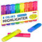Textmarker, Shuttle Art 8-Farben-Textmarker mit Meißelspitze, schnell trocknender, ungiftiger fluoreszierender Marker, geeignet für Erwachsene und Kinder, ideal für Zuhause, Schule und Büro