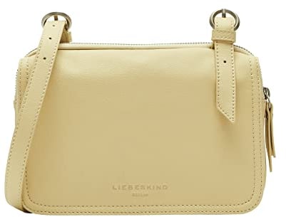 Liebeskind Berlin Damen-Umhängetasche „Mareike S“ I Crossbody Bag aus Leder mit verstellbaren Schulterriemen I Schultertasche, großzügige Fächer mit Reißverschluss I Shoulder Bag schwarz