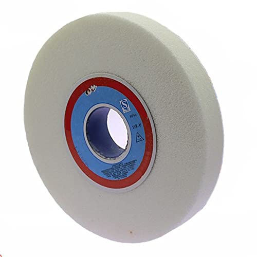 GOONSDS Tischschleifscheibe, AD: 125 Mm, Lochdurchmesser: 12,7 Mm, Dicke: 16 Mm 1 Stück Für Anwendungen Wie Stahl Oder Metalle,100 Grit