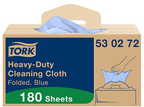 Tork Extra Starke Reinigungstücher Blau W7, Einzeltuchentnahme, 1 x 180 Tucher, 530272