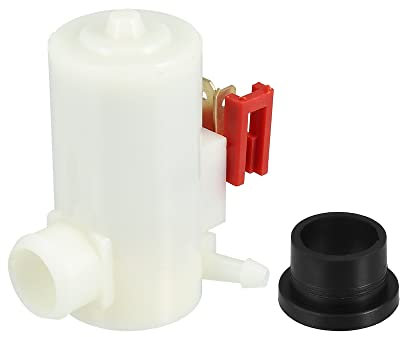 X AUTOHAUX Bomba de Agua de Limpiaparabrisas para Honda Civic Accord -1 Unidad Blanco