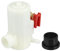 X AUTOHAUX Bomba de Agua de Limpiaparabrisas para Honda Civic Accord -1 Unidad Blanco