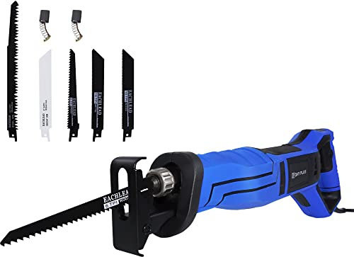 Säbelsäge Universalsäge Reciprosäge 2800RPM 900W Hublänge 20mm mit 5 Sägeblätter für Holz und Metall Werkzeugloser Sägeblattwechsel