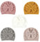 SEAUR Turban Neugeborene Baby Mütze Baumwolle Weich Stretch Beanie Hut Mädchen Jungen 0-12 Monate Newborn Turbanmützen Stirnband Babymütze - 5 Stück C