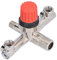Air Compressor Switch Tube, Double Outlet Tube Alloy Air Compressor Switch Pressure Regulator Valve Air Compressor Switch Tube Tool Hoses for Compressor, Air Compressor Manifold Parts Regulator