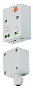 POPP® Electric Interruptor crepuscular Encendido Día/Noche superficie 15A IP65 blanco (1 unidad)