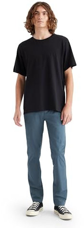 Dockers Smart 360 Flex Motion Chino Slim Homme Chinois raffiné, Indian Teal, 36W / 34L