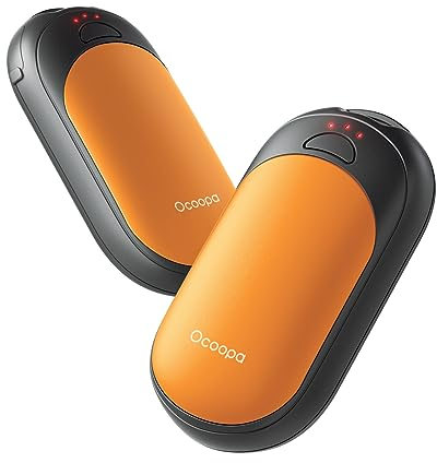 OCOOPA UT3 Lite Magnetic Hand Warmers Rechargeable 2 pack, Electric Handwarmers Ultra Thin Light Portable for Pocket Gloves,3 Levels Heat, Up to 8 hrs, UL Certified,Idea Tech Gifts for Men, Women