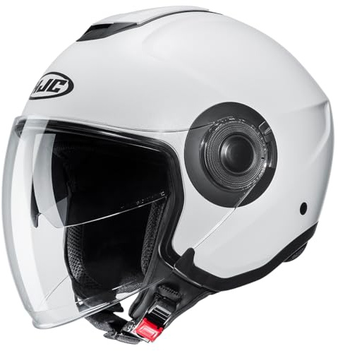 HJC, Motorrad-Jethelm i40N Perlweiss, S