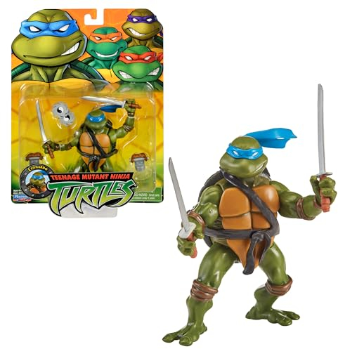 NINJA TURTLES GIOCHI PREZIOSI, T0004, bewegliche Figur, 10 cm, Sammlerfigur Classic, zufälliges Modell, für Kinder ab 4 Jahren