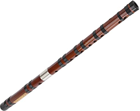 Kit de Flûte en Bambou, Flûte en Bambou Amère clé F, Ensemble de Flûte Traditionnelle avec Boîte de Rangement de Film et de Colle pour Kit D'instruments de Musique