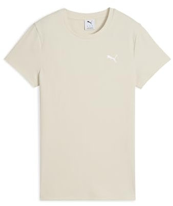 PUMA Unisex ESS Elevated Rib Tee T-Shirts, Alpine Snow, XL