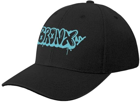 SUSIAOE Basecap The Bronx NY Aqua New York NYC Graffiti Tag Baseball Cap Sonnenschutz Großformat Hut Sommerhut Sonnenhut Herren Damen